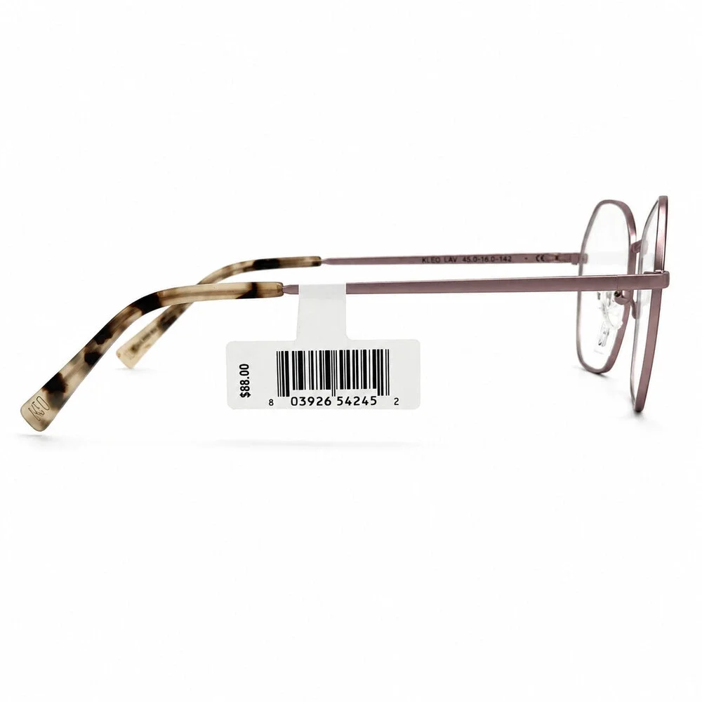 KLEO Lavender Metal Eyeglass Frames 55-16-142 - New